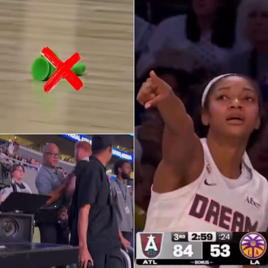 Arrestan a la persona que lanzó un juguete sêxuâl en un partido de Los Angeles y Atlanta en la WNBA