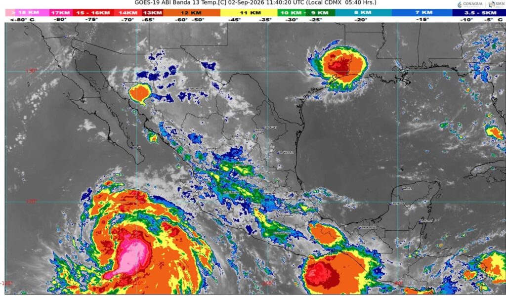 Las ondas tropicales 35 y 36, afectarán al territorio nacional