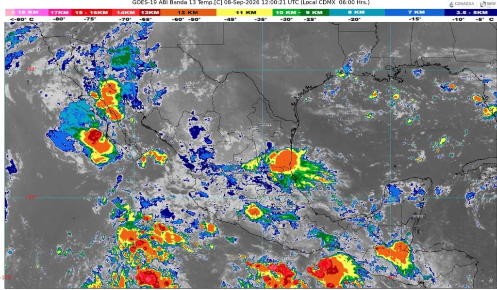 La onda tropical número 37 se desplazará sobre el sureste mexicano